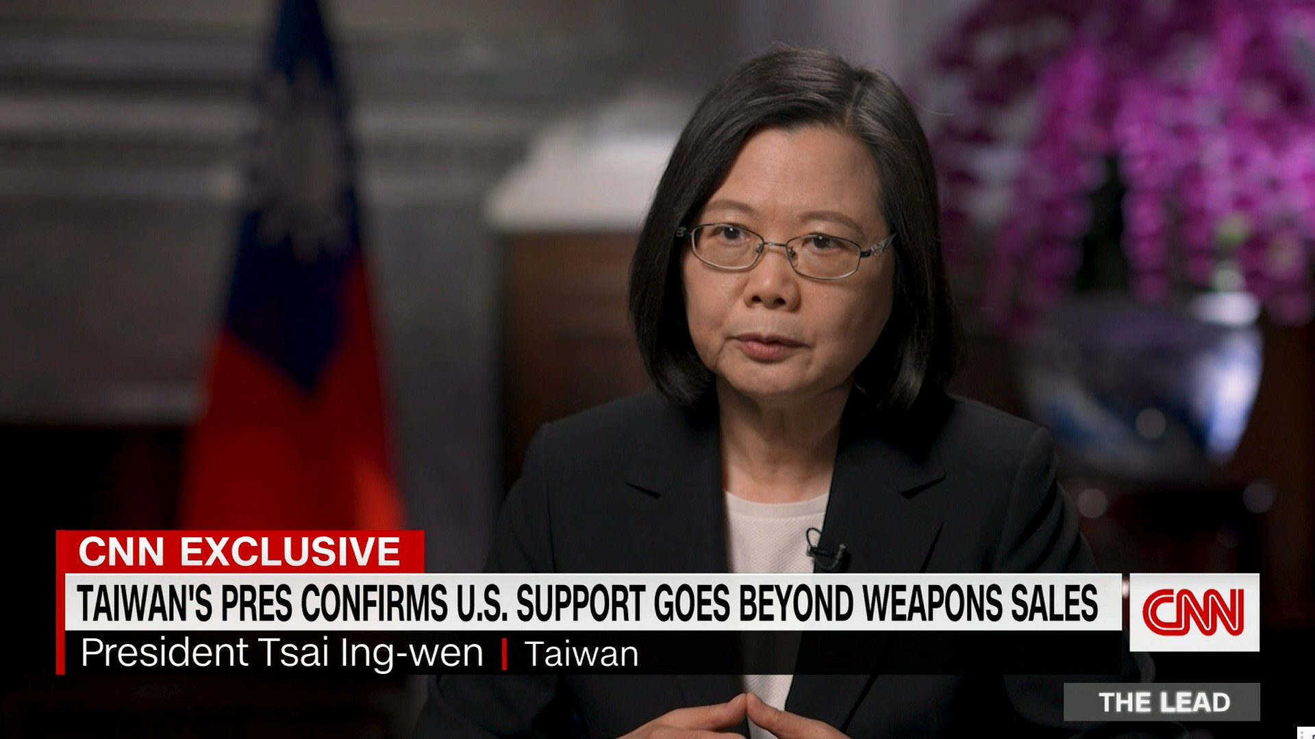 CNN專訪》蔡總統首度證實美國在台駐軍坦言來自中國威脅與日俱增| 信傳媒