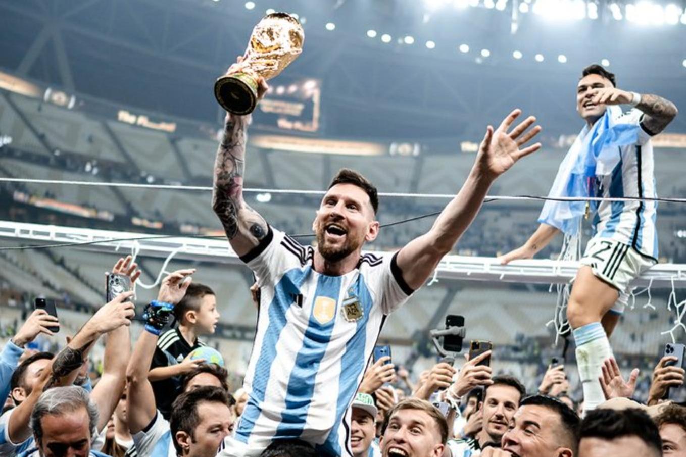 世界盃足球賽》阿根廷球王梅西如願舉起「大力神盃」 全球運彩賭金350億美元創新高| 信傳媒