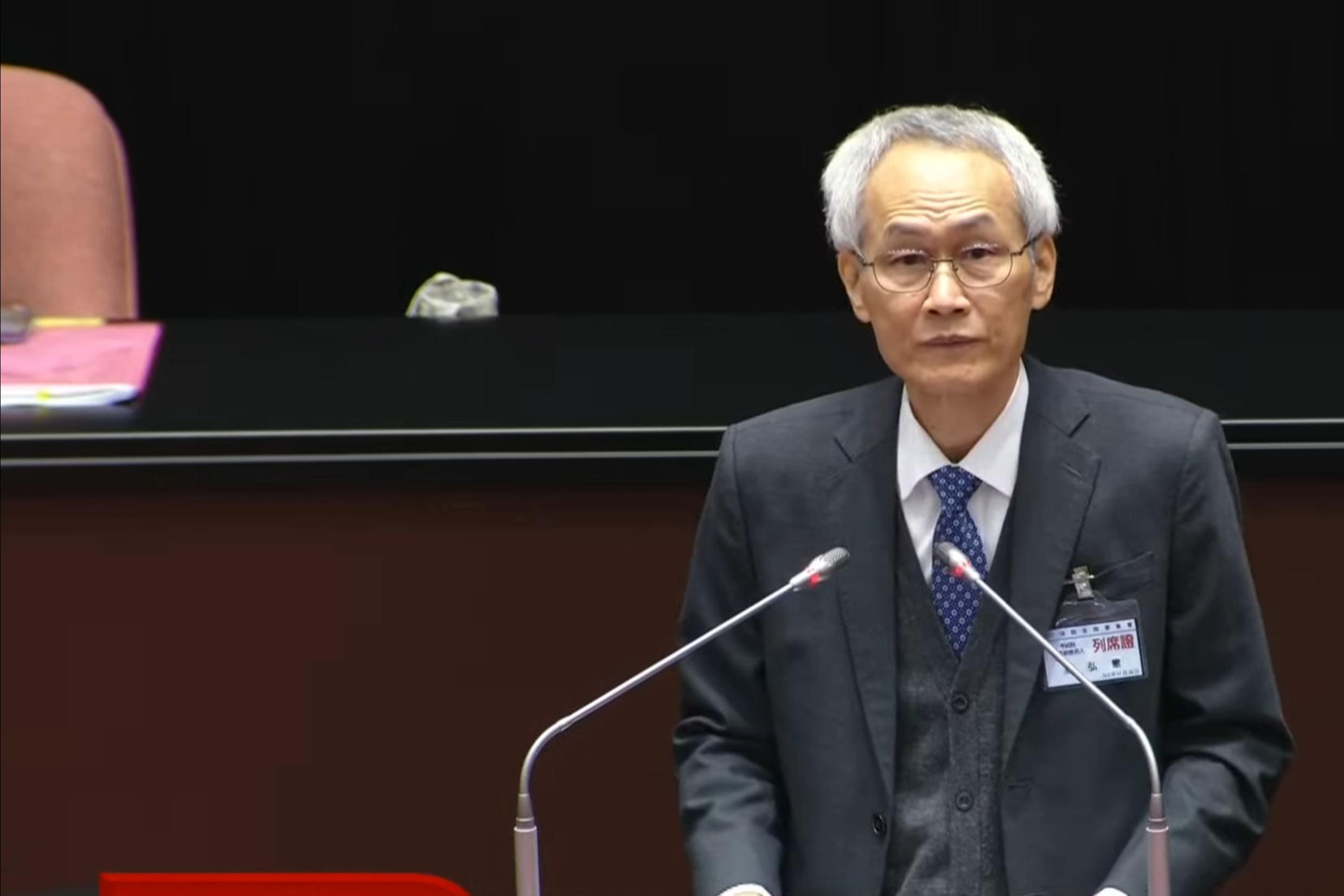 考試院長被提名人周弘憲拋防治職場霸凌法制化 對廢考院不表態 | 信傳媒
