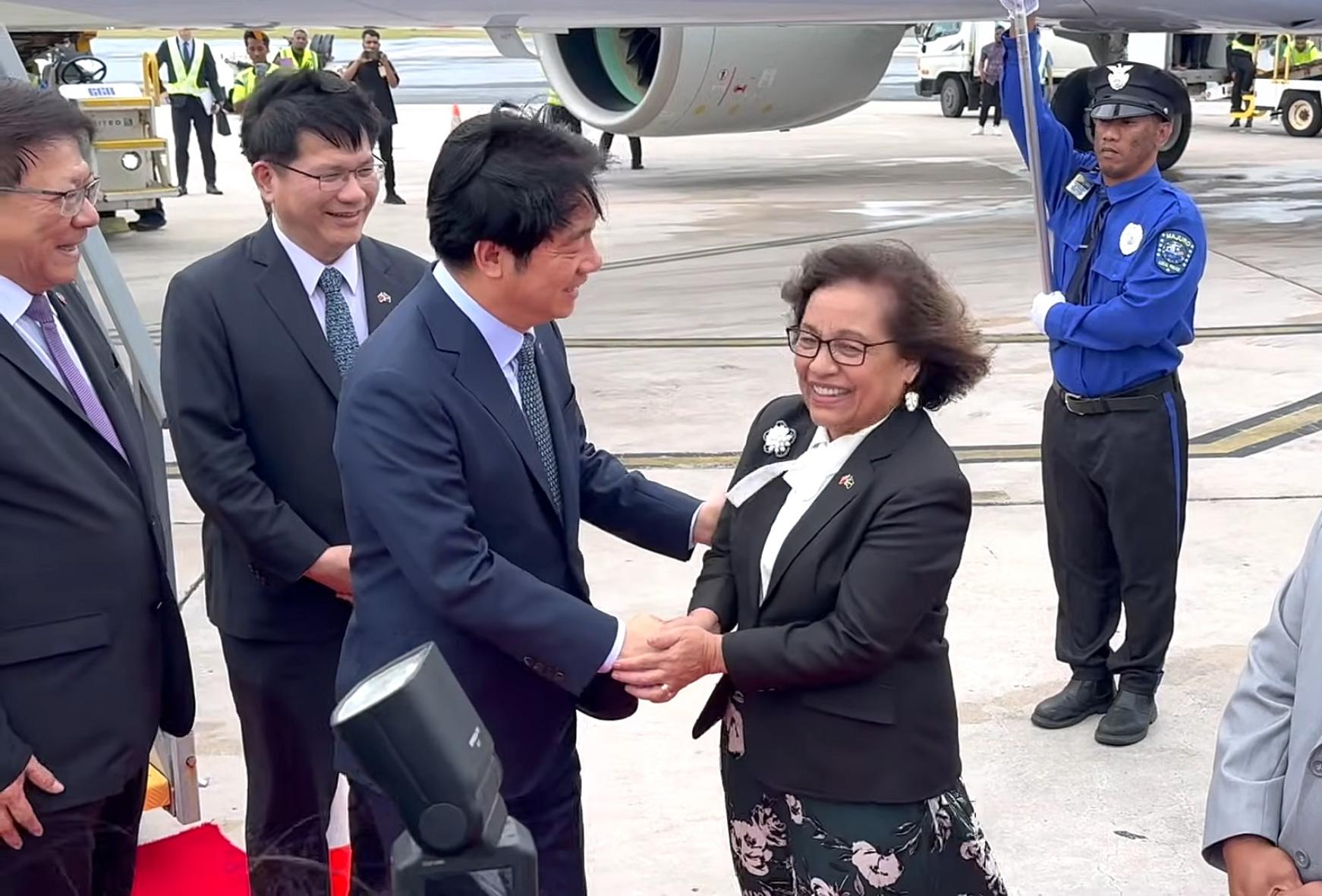 賴清德總統首出訪》第二站抵馬紹爾群島發表國會演說美、澳外交官到場相挺| 信傳媒