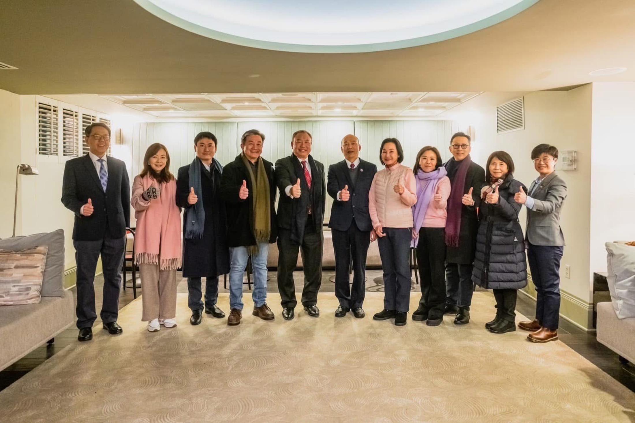 川普就職》台灣代表團共襄盛舉韓國瑜：見證歷史時刻盼台美關係同生共贏| 信傳媒